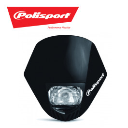 Carenagem de Farol Polisport HMX -Preta