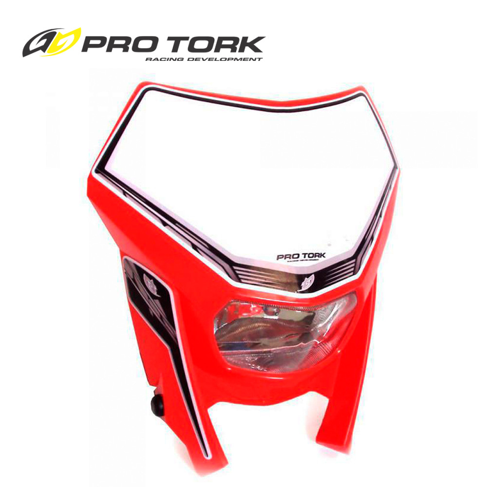 Carenagem de Farol Pro Tork Off Road-Vermelha