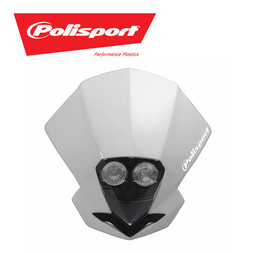 Carenagem de Farol Polisport EMX Farol Duplo-Branca