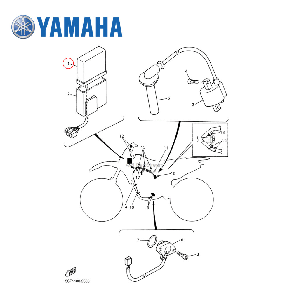 CDI Original Yamaha para YZF426 02 (Usado)