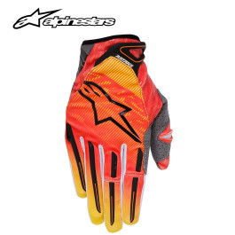 Luva Alpinestars Charger modelo 2014-Laranja/Amarelo-M