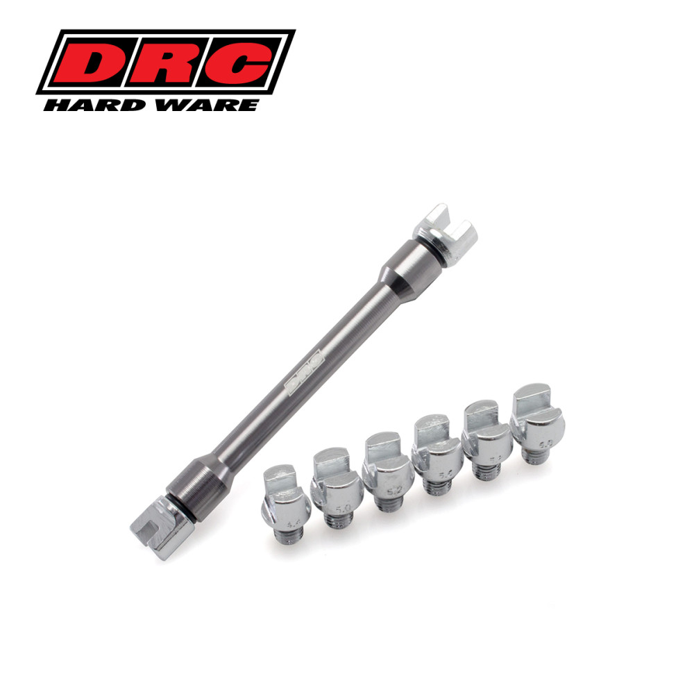Chave DRC para Apertar Nipel 4.2mm até 6.2mm-Titânio
