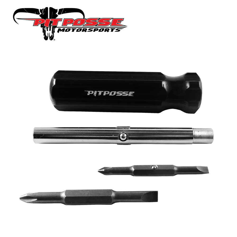 Chave Pitposse Tipo Fenda/Philips 6/8mm com Ponta Removível 