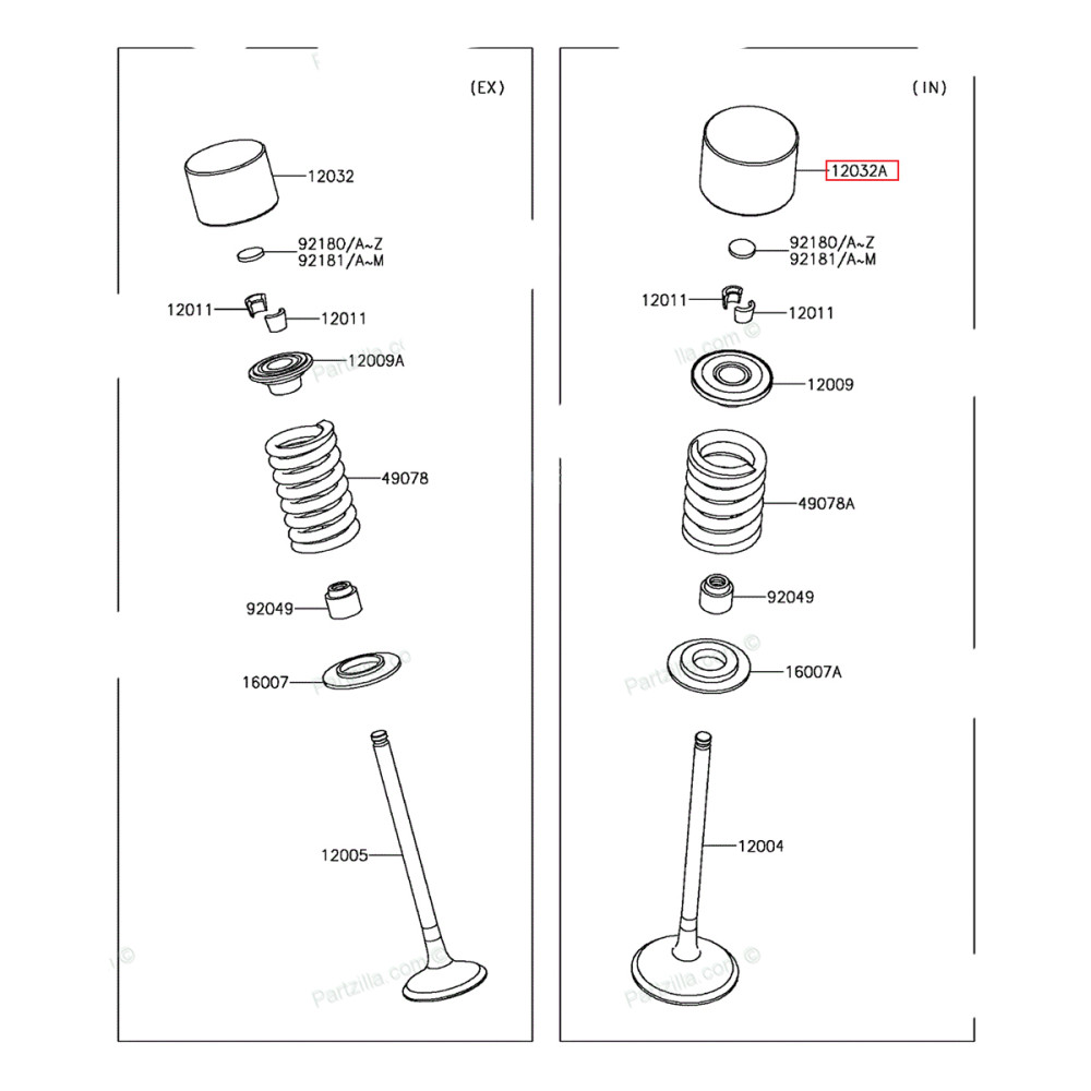 Copinho / Tucho de Admissão Original Kawasaki para KXF250 17