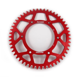 Coroa Supersprox Alumínio Z51 para Honda CR125/250 CRF/CRFX250/450 CRF230 Vermelha (Para Kit Relação)