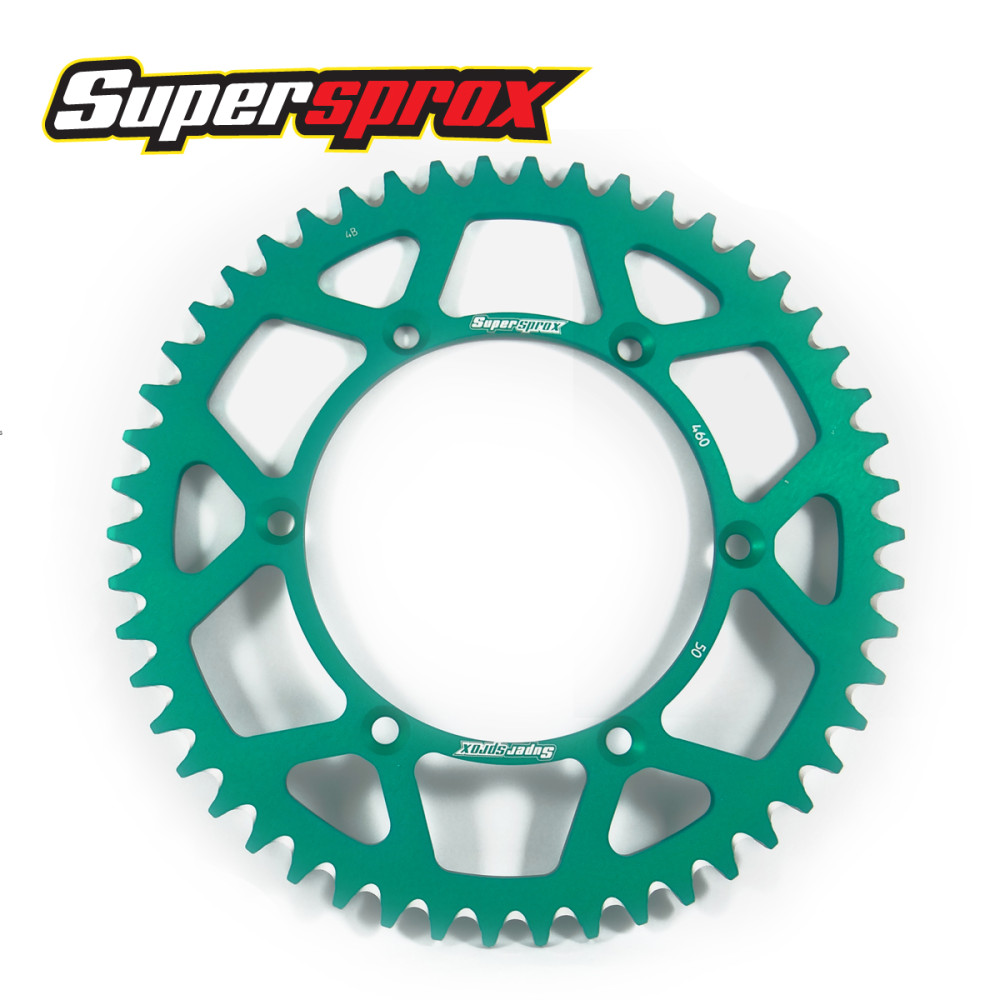 Coroa Supersprox de Alumínio para Kawasaki KX125/250 KXF250/450 KDX200/220 RMZ250 04/06