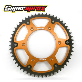 Coroa Supersprox Stealth para Suzuki RM125/250 RMZ250 07/17 RMZ450 -/17 DRZ400 RMX250-Dourada-Z52