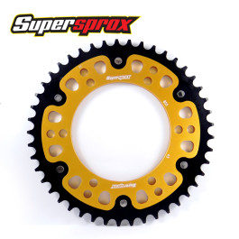 Coroa Supersprox Stealth para Yamaha XT660/Tenere-Dourada-Z45