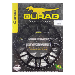 Coroa Durag Ferro Z50 para Yamaha YZ/YZF/WRF125/250/400/426/450 99/17 TTR230 05/14 Honda Tornado 02/08 - Aço 1045 - Preta
