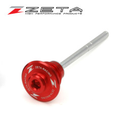 Tampa com Vareta de Óleo Zeta para Honda CRF150 07/14-Vermelho
