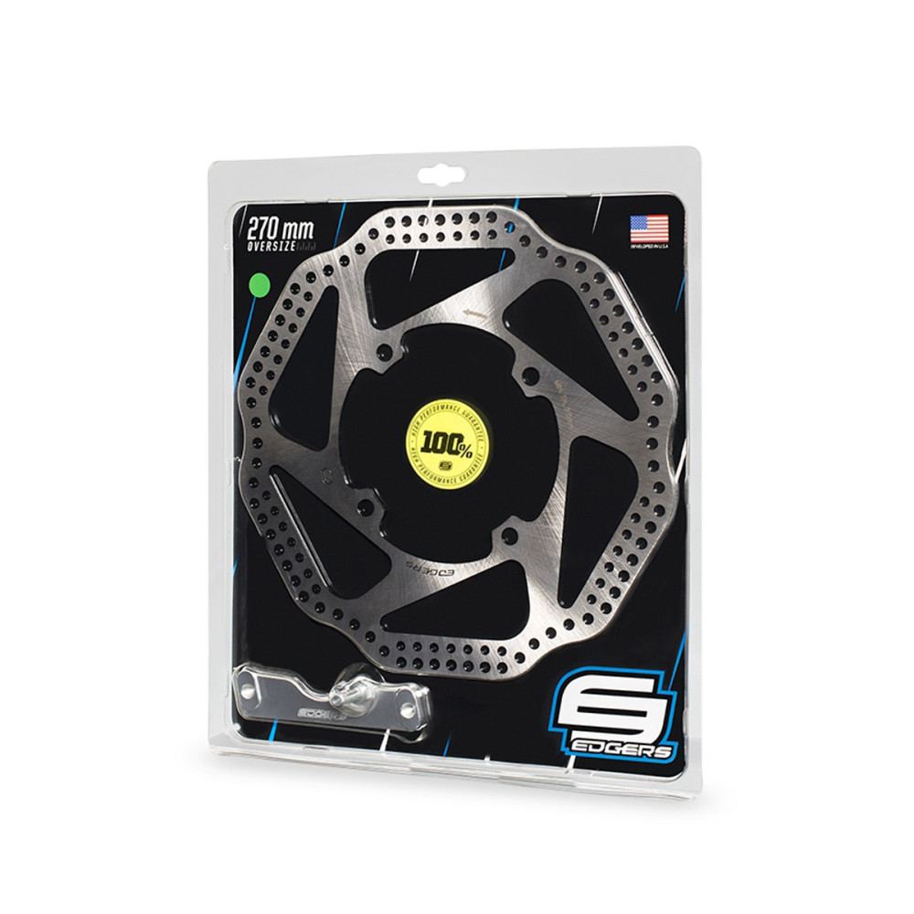 Disco de Freio Dianteiro Edgers Oversize 270mm para CRF230 / Tornado / XR200 (Com Adaptador)