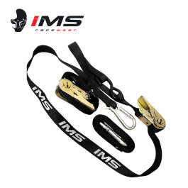 Esticador tipo Mosquetão com Catraca IMS para Fixação de Motos