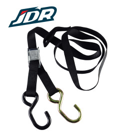 Esticador sem Catraca JDR para Fixação de Motos Tipo Gancho Simples Preto