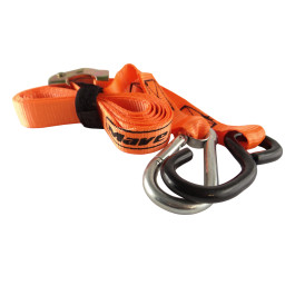 Esticador sem Catraca Mave para Fixação de Motos com Bolsa (Tipo Mosquetão) (Par)-PRETO