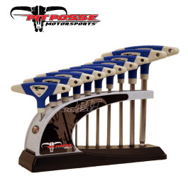 Jogo de Chaves Pitposse Hexagonal com 10 Peças 