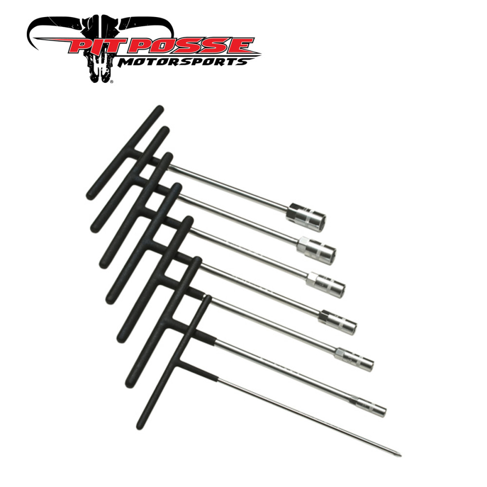 Jogo de Chaves Pitposse em Forma de T 7 Peças