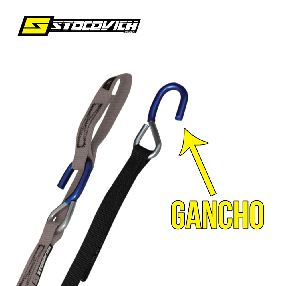 Esticador Stocovich com Catraca Modelo Gancho-Preto