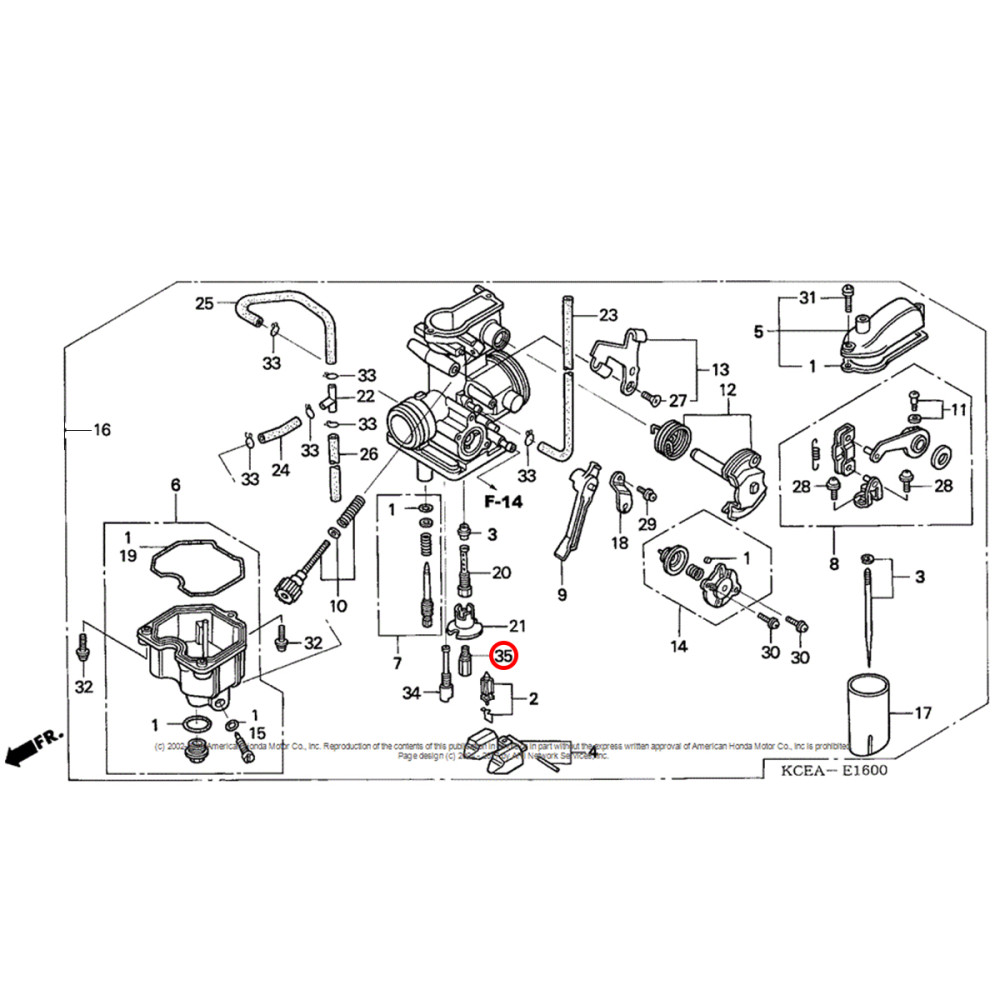 Giclê Principal #1 Original Honda para CRF230