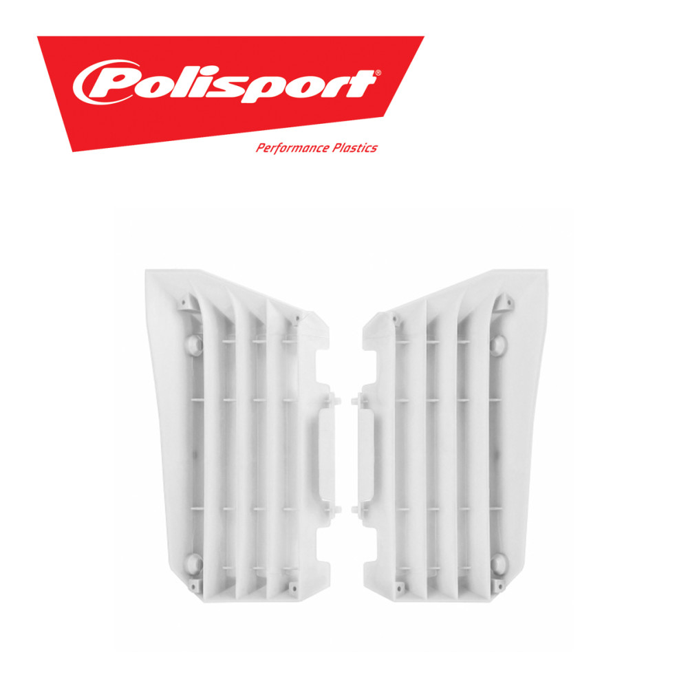 Grade do Radiador Direita e Esquerda Branca Polisport para Yamaha YZF250/450 14/17 WRF250 15/17 WRF450 16/17