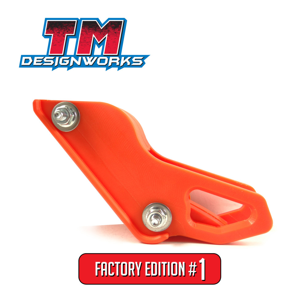 Guia de Corrente Traseiro Tm Designworks Factory Edition #1 para KTM 65 2007 a 2015-Laranja
