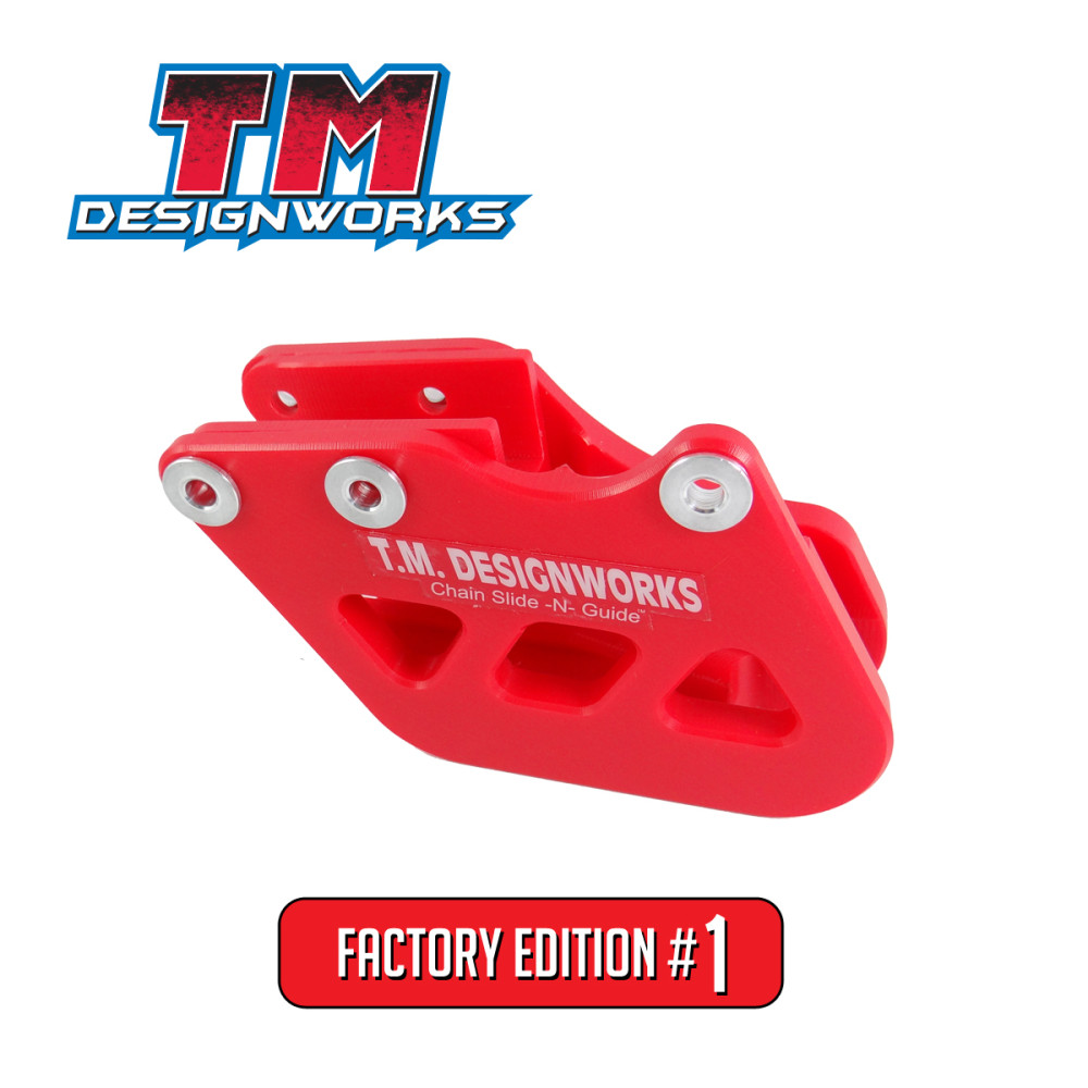 Guia de Corrente Traseiro Tm Designworks Factory Edition #1 para Yamaha YZF / WRF 250/400/426/450 98/06 YZ 125/250 97/07 DRZ 400