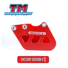Guia de Corrente Traseiro Tm Designworks Factory Edition #1 para Suzuki RMZ250 2007 a 2015 RMZ450 2005 a 2015 RMX450 2010 e 2011 RM125/250 1999 a 2008-Vermelho