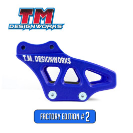 Guia de Corrente Traseiro Tm Designworks Factory Edition #2 para Kawasaki KX85/100 1998 a 2015-Azul