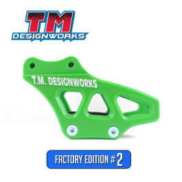 Guia de Corrente Traseiro Tm Designworks Factory Edition #2 para Kawasaki KX85/100 1998 a 2015-Verde