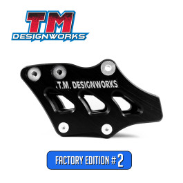 Guia de Corrente Traseiro Tm Designworks Factory Edition #2 para Yamaha YZF/WRF250/450 2007 a 2013 YZ125/250 2008 a 2013-Preto
