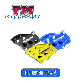 Guia de Corrente Traseiro Tm Designworks Factory Edition #2 para Yamaha YZF/WRF250/450 1998 a 2006 YZ125/250 1996 a 2007 Suzuki RMZ250 2007 a 2016 RMZ450 2005 a 2016