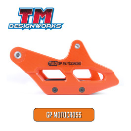Guia de Corrente Traseiro Tm Designworks Gp Motocross para KTM 125-530 2008 a 2015  Husqvarna 2014 e 2015 Husaberg FE 2009  a 20013 e TE 2009 a 2013 Sherco.-Laranja