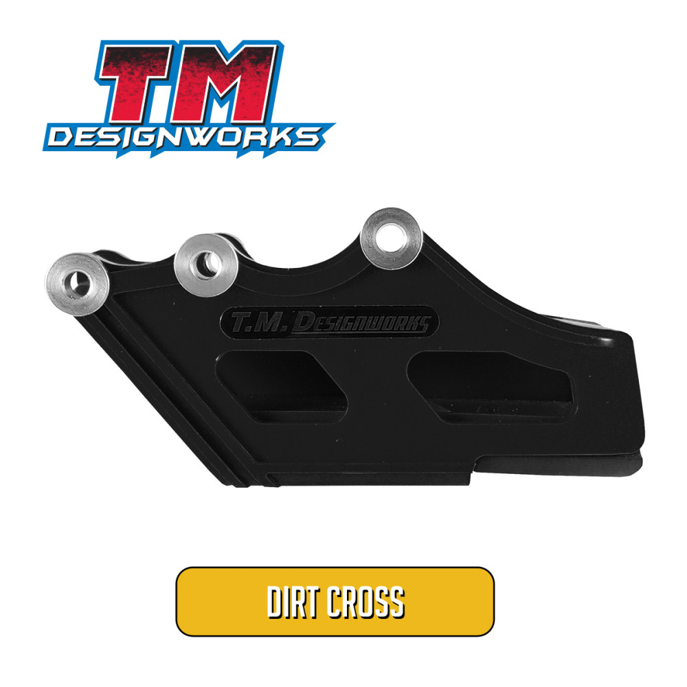 Guia de Corrente Traseiro com Refil Tm Designworks Dirt Cross para Kawasaki KXF250/450 09/16 KLX450 11/14-Preto