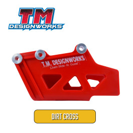 Guia de Corrente Traseiro Tm Designworks Dirt Cross para Suzuki RMZ250 2007 a 2016 RMZ450 2005 a 2016 DRZ400 2000 a 2008 RM125/250 1999 a 2008