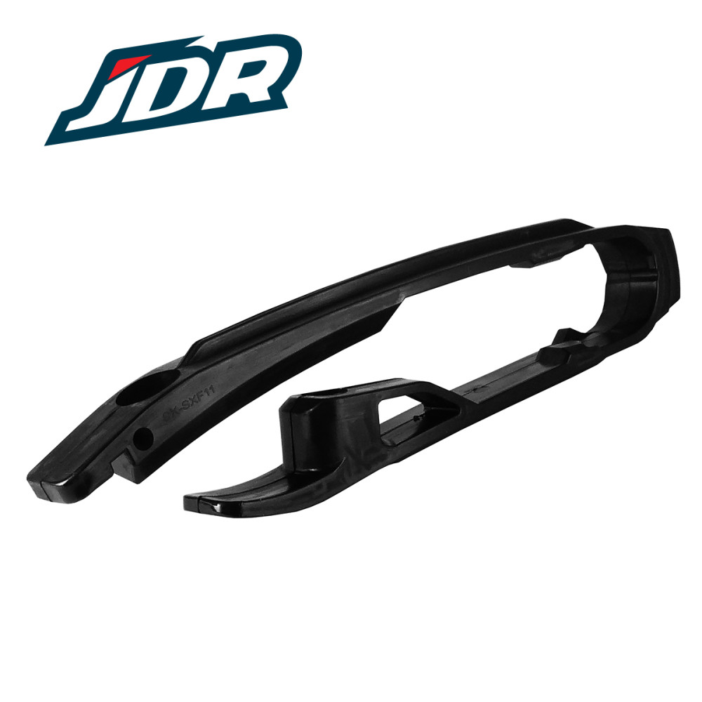 Guia Deslizante Dianteiro JDR para KTM SX125/150/250 12/19 SX-F/XC-F250/350/450 11/19 Husqvarna TC/TE/FC/FE 14/19 (Preto)