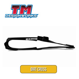 Guia Deslizante Dianteiro Tm Designworks Dirt Cross para Honda CRF250 2014 e 2015 CRF450 2013 a 2015-Preto