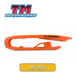 Guia Deslizante Dianteiro Tm Designworks Dirt Cross para KTM SXF/XC250/350/450 2011 KTM com Link 2012 e 2013-Laranja