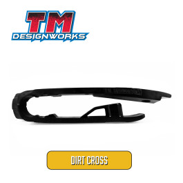 Guia Deslizante Dianteiro Tm Designworks Dirt Cross para KTM SXF/XC250/350/450 2011 KTM com Link 2012 e 2013-Preto