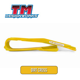 Guia Deslizante Dianteiro Tm Designworks Dirt Cross para Suzuki RMZ250/450 2010 a 2015-Amarelo