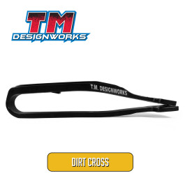 Guia Deslizante Dianteiro Tm Designworks Dirt Cross para Yamaha YZF250/450 2002 a 2008 WRF250/450 2002 a 2013 YZ125/250 2002 a 2013-Preto