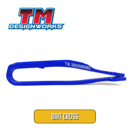 Guia Deslizante Dianteiro Tm Designworks Dirt Cross para Yamaha YZF250/450 2002 a 2008 WRF250/450 2002 a 2013 YZ125/250 2002 a 2013-Azul