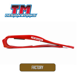 Guia Deslizante Dianteiro Tm Designworks Factory Edition para Honda CRF250 2004 a 2009 CRFX250/450 2004 a 2011 CRF450 2005 a 2008 CR125/250 2000 a 2007-Vermelho