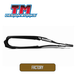 Guia Deslizante Dianteiro Tm Designworks Factory Edition para Honda CRF250 2010 a 2013 CRF450 2009 a 2012-Preto