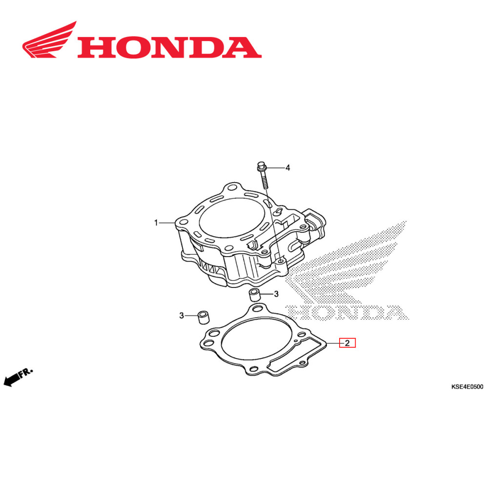 Junta do Cilindro Original Honda para CRF150 07/17