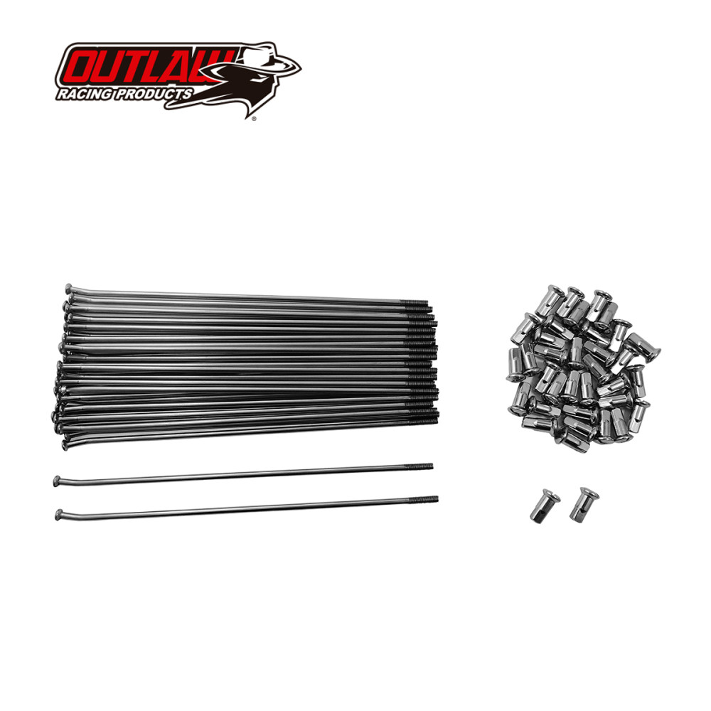 Kit de Raio e Nipel Outlaw para Roda Traseira Aro 19 para KTM SX/SX-F 98/13