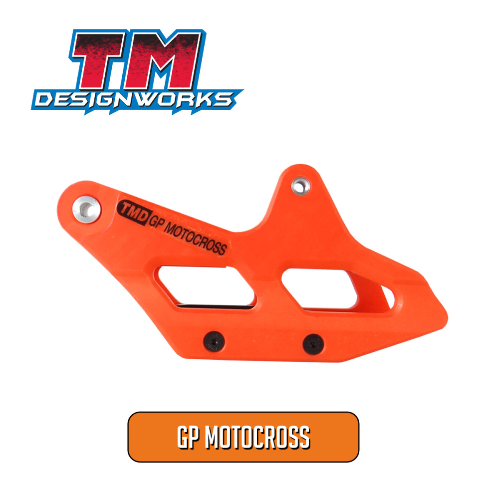 Kit Guia de Corrente Traseiro e Guia Deslizante Dianteiro TM Designworks GP Motocross para KTM SX/SX-F 12/16 com Link Husqvarna 14/16