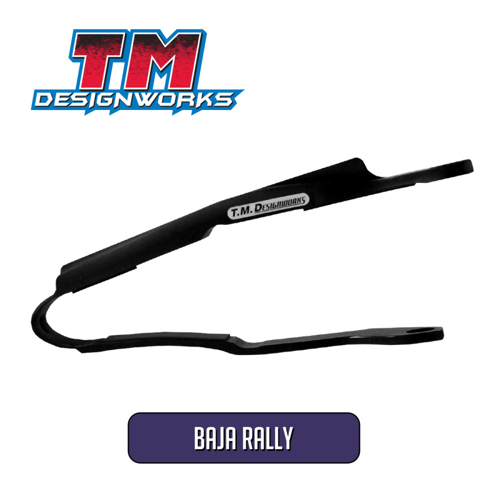 Kit Guia de Corrente Traseiro e Guia Deslizante Dianteiro TM Designworks Baja Rally para Honda CRF250 07/09 CRFX250 07/15 CRF450 07/08 CRFX450 08/15-Preto