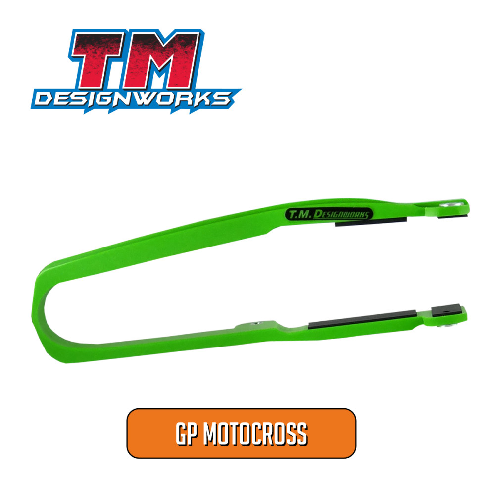 Kit Guia de Corrente Traseiro e Guia Deslizante Dianteiro TM Designworks GP Motocross para Kawasaki KXF250 09/16 KXF450 09/15