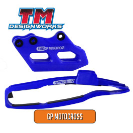 Kit Guia de Corrente Traseiro e Guia Deslizante Dianteiro TM Designworks GP Motocross para Yamaha YZF250/450 09/16
