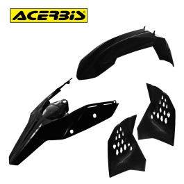 Kit Plástico Acerbis para KTM SX125/250 07/10 SX150 09/10 SXF250/450 07/10 SX-F505 07/08 Preto