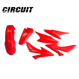 Kit Plástico Circuit para Honda CRF230 2008-Vermelho